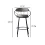 HANAH HOME Set 4 barske stolice Relax - slika 5