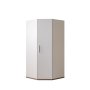HANAH HOME Garderober Milano White Brown - slika 1