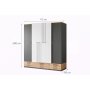 HANAH HOME Garderober Relax 4 - slika 3