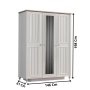 HANAH HOME Garderober Ezgi - slika 5