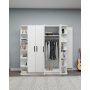 HANAH HOME Garderober Linda Luses White - slika 5