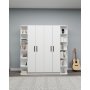 HANAH HOME Garderober Linda Luses White - slika 1