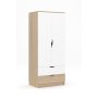 HANAH HOME Garderober Lento Sonomo Oak White - slika 4