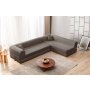 Atelier del Sofa Ugaona garnitura Legom Eco Brown - slika 2