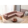 Atelier del Sofa Ugaona garnitura Legom Eco Pink - slika 2