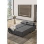 Atelier del Sofa Ugaona garnitura Poly M Dark Grey - slika 2