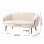 Atelier del Sofa Sofa dvosed Star White - slika 4