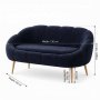 Atelier del Sofa Sofa dvosed Lida Anthracite - slika 3