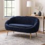 Atelier del Sofa Sofa dvosed Lida Anthracite - slika 1