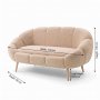 Atelier del Sofa Sofa dvosed Lida Beige - slika 3