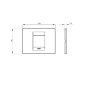 GEWISS GW16402VN poklopac okvir ONE 2M - slika 2