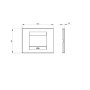 GEWISS GW16403TN poklopac okvir ONE 3M - slika 2