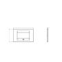 GEWISS GW16404TB poklopac okvir ONE 4M - slika 2