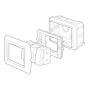 GEWISS GW16404TB poklopac okvir ONE 4M - slika 3