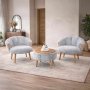 Atelier del Sofa Fotelje i klub stočić Star Grey - slika 2