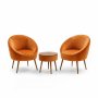 Atelier del Sofa Fotelje i klub stočić Lida Babyface Orange - slika 3