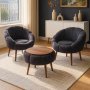 Atelier del Sofa Fotelje i klub stočić Lida Wellsoft Anthracite - slika 2