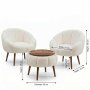 Atelier del Sofa Fotelje i klub stočić Lida Wellsoft White - slika 3