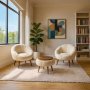 Atelier del Sofa Fotelje i klub stočić Lida Wellsoft Cream - slika 2