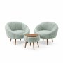 Atelier del Sofa Fotelje i klub stočić Lida Wellsoft Green - slika 3