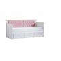 HANAH HOME Krevet Alacati White Pink - slika 5