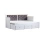 HANAH HOME Krevet Alacati White Anthracite - slika 3