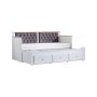 HANAH HOME Krevet Alacati White Anthracite - slika 4