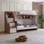 HANAH HOME Krevet Milano Cream Brown - slika 1