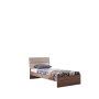 HANAH HOME Krevet Milano White Brown - slika 2