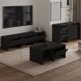 HANAH HOME Set za dnevnu sobu Laris Black - slika 2