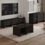 HANAH HOME Set za dnevnu sobu Laris Black - slika 1