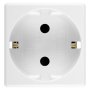 GEWISS GW20265 Nemački standard utičnica 250V AC - 2P+E 16A - 2 M - SISTEM BEO - slika 3