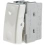 GEWISS GW20576 Dvosmerni prekidač 1P 250V AC - 16AK - neutralan - 1 MODUL - sistem beo - slika 1