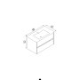 HANAH HOME Ormarić sa umivaonikom Side 85 v2 796 - slika 4