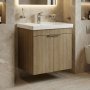 HANAH HOME Ormarić sa umivaonikom Desna 60 937 - slika 1
