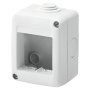 GEWISS GW27002 zaštićeno kućište za sistemske uređaje - 2 GANG - RAL 7035 GREI - IP40 - slika 1