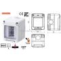 GEWISS GW27041 vodonepropusno kućište za sistemske uređaje - 1 banda - siva ral 7035 - ip55 - slika 4