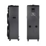 N/A Zvucnik bluetooth NDR-2260 100W 2*12 inca sa dva mikrofona crni - slika 2
