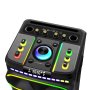 N/A Zvucnik bluetooth NDR-2260 100W 2*12 inca sa dva mikrofona crni - slika 4