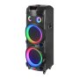 N/A Zvucnik Bluetooth NDR-7022 80W 2*12 inca sa dva mikrofona crni - slika 1