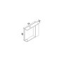 HANAH HOME Ormarić sa ogledalom Purus 80 143 - slika 4