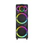 N/A Zvucnik bluetooth NDR-2270 100W 2*12 inca sa dva mikrofona crni - slika 3
