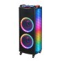 N/A Zvucnik bluetooth NDR-1010S 100W 2*10 inca sa dva mikrofona crni - slika 1