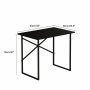HANAH HOME Radni sto Modena Black - slika 4