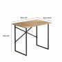 HANAH HOME Radni sto Modena Natural - slika 4