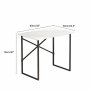 HANAH HOME Radni sto Modena White - slika 4