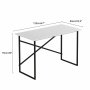 HANAH HOME Radni sto Odesa White - slika 4