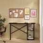 HANAH HOME Radni sto Vienna Black - slika 2