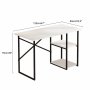 HANAH HOME Radni sto Vienna White - slika 4