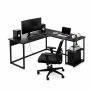 HANAH HOME Radni sto Kotor Black - slika 3